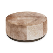 Andre - 40" Round Ottoman - Canyon Dust - R&R Furniture Gallery (Fountain Valley, CA)