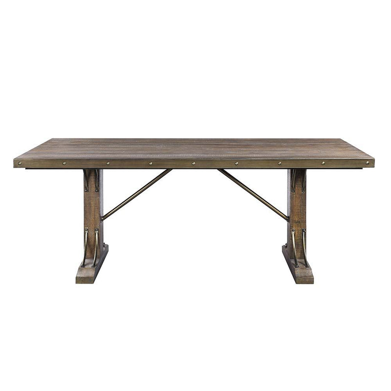 Raphaela - Dining Table - Weathered Cherry - R&R Furniture Gallery (Fountain Valley, CA)