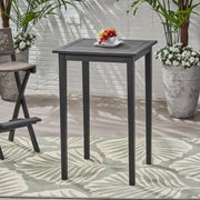 Outdoor Minimalist Acacia Wood Square Bar Table - R&R Furniture Gallery (Fountain Valley, CA)