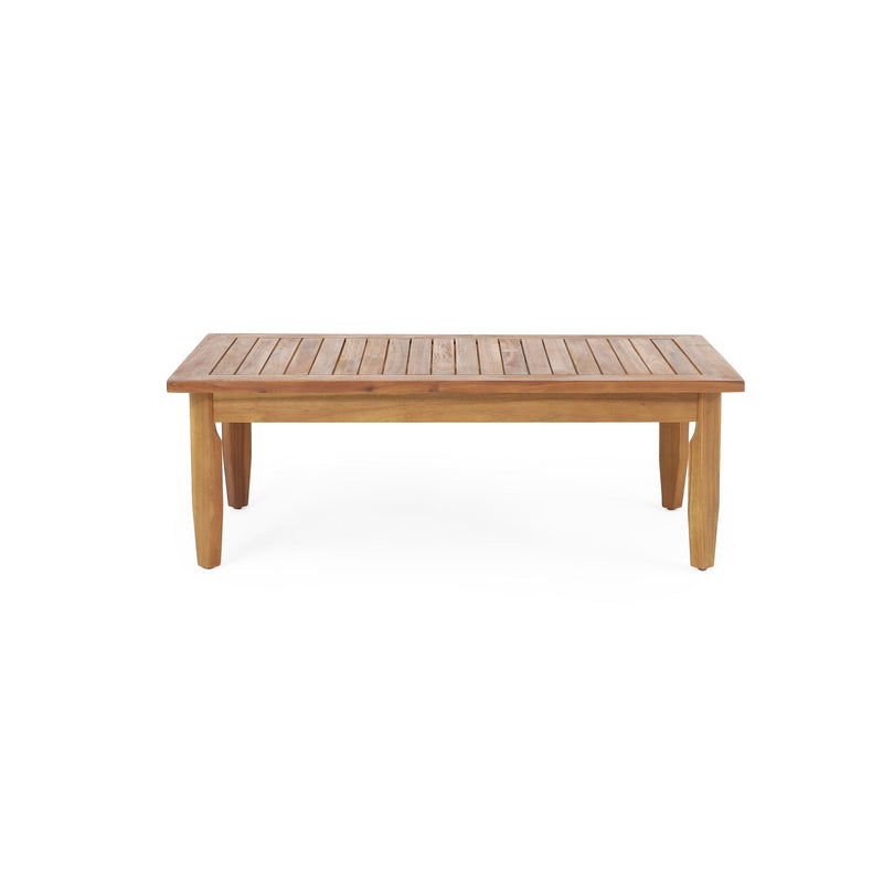 Urbanek - Acacia Wood Outdoor Conversation Set - Teak - R&R Furniture Gallery (Fountain Valley, CA)