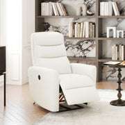 Bloomy - High Back Power Recliner Motion Chair - Chiffon White - R&R Furniture Gallery (Fountain Valley, CA)