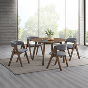 Keiki - Side Chair (Set of 2) - Walnut - R&R Furniture Gallery (Fountain Valley, CA)
