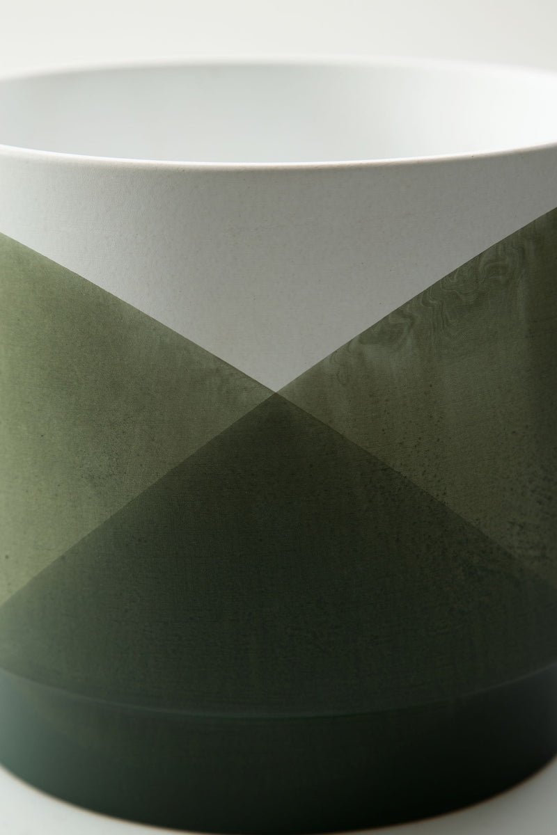 Ardenridge - Planter Set (Set of 2) - Green / White - R&R Furniture Gallery (Fountain Valley, CA)