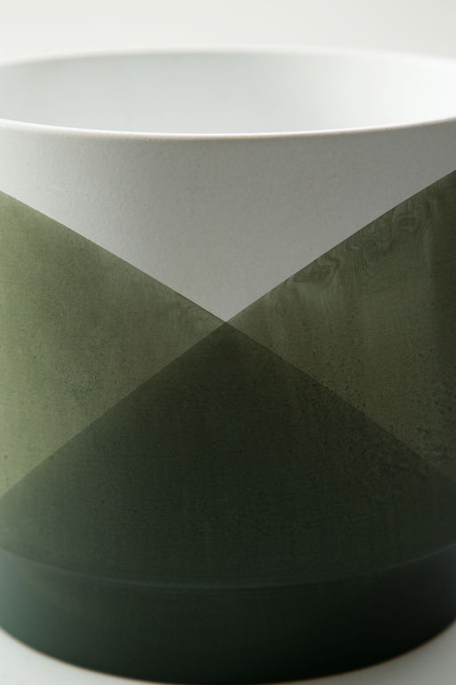 Ardenridge - Planter Set (Set of 2) - Green / White - R&R Furniture Gallery (Fountain Valley, CA)