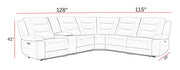 Caldwell - Modular Power Reclining Sectional - R&R Furniture Gallery (Fountain Valley, CA)