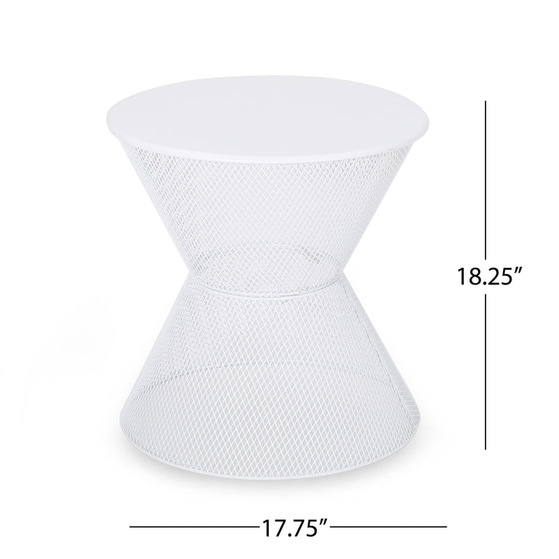 Nevada - Contemporary Side Table With Design - R&R Furniture Gallery (Fountain Valley, CA)