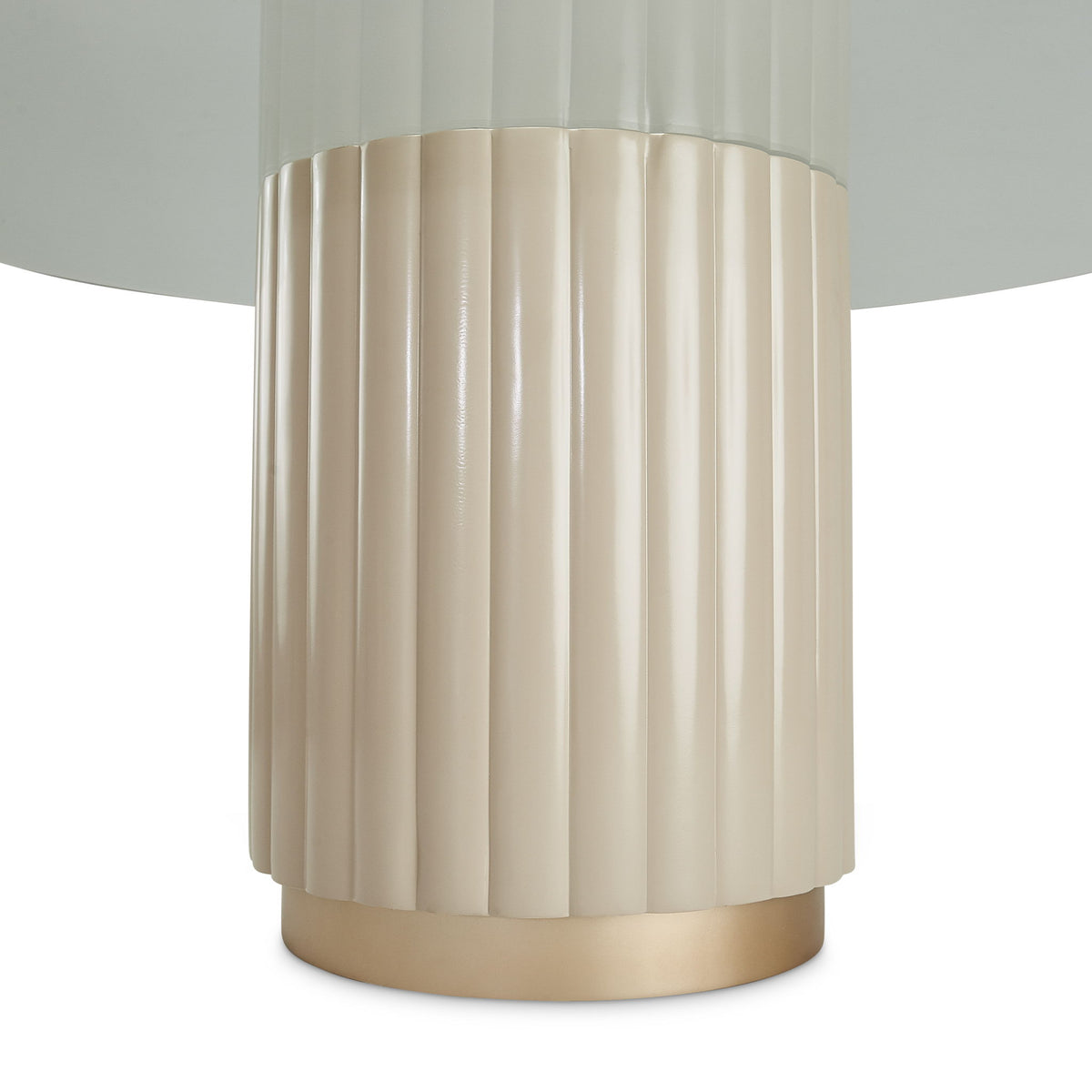 Malibu Crest - Round Dining Table - Chardonnay