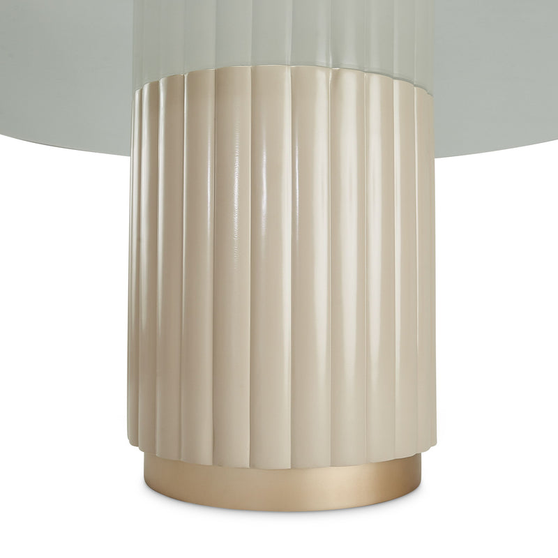 Malibu Crest - Round Dining Table - Chardonnay - R&R Furniture Gallery (Fountain Valley, CA)