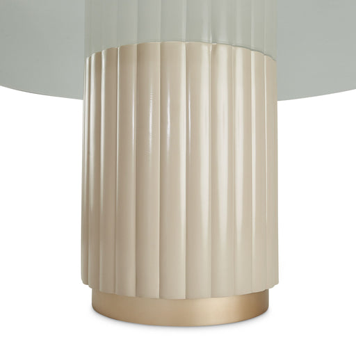 Malibu Crest - Round Dining Table - Chardonnay - R&R Furniture Gallery (Fountain Valley, CA)