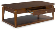 Trenmour - Rectangular Cocktail Table - Medium Brown - R&R Furniture Gallery (Fountain Valley, CA)