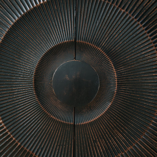 Fosterman - Accent Cabinet - Distressed Black - R&R Furniture Gallery (Fountain Valley, CA)