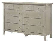 Glory Furniture Hammond casual dresser with multiple drawers, elegant wood finish, suitable for bedroom or living room decor.
