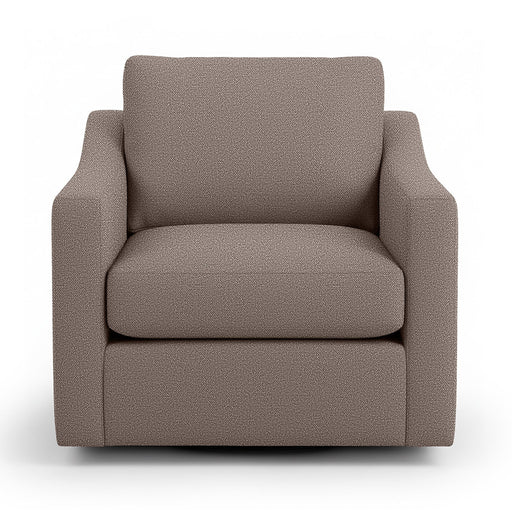 Classic Home Aspen swivel chair with a modern design, featuring a cushioned seat and backrest in neutral upholstery.