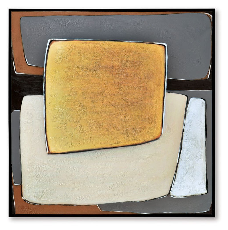 Actman - Wall Art - Cream / Brown / Gray - R&R Furniture Gallery (Fountain Valley, CA)