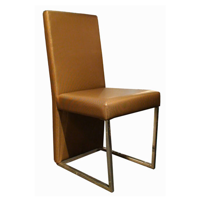 0099 Modern Gold Leatherette Dining Chair — view 2