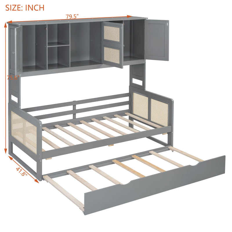 Daybed And All In One Cabinet And Shelf - R&R Furniture Gallery (Fountain Valley, CA)
