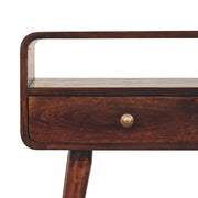Solid Wood Curved Console Table - R&R Furniture Gallery (Fountain Valley, CA)
