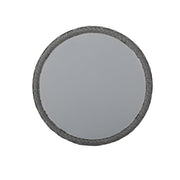 Achill - Outdoor Modern Boho Wicker Side Table With Glass Top - Gray - R&R Furniture Gallery (Fountain Valley, CA)