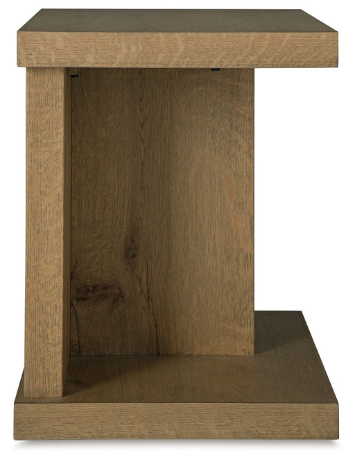 Brinstead - Chair Side End Table - Light Brown - R&R Furniture Gallery (Fountain Valley, CA)
