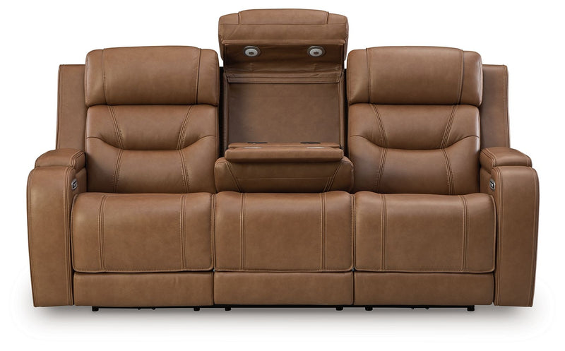 Knightington - Power Reclining Sofa With Audio Seating - R&R Furniture Gallery (Fountain Valley, CA)