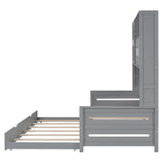 Daybed With All-In-One Cabinet And Shelf - R&R Furniture Gallery (Fountain Valley, CA)