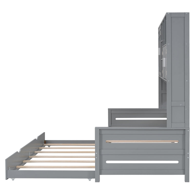 Daybed With All-In-One Cabinet And Shelf - R&R Furniture Gallery (Fountain Valley, CA)