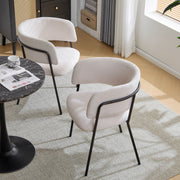 Modern Upholstered Arm Dining Chair Set - R&R Furniture Gallery (Fountain Valley, CA)