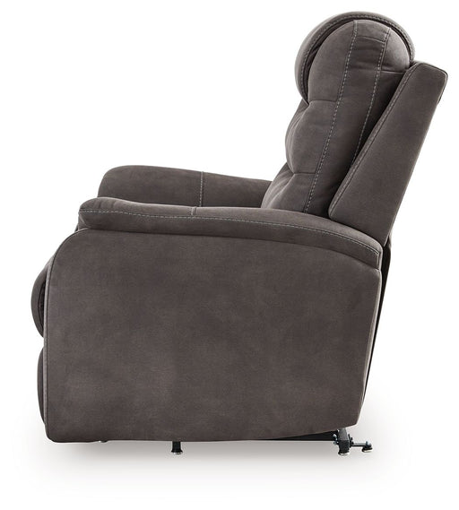 Snowfield - Power Lift Recliner - Gunmetal - R&R Furniture Gallery (Fountain Valley, CA)