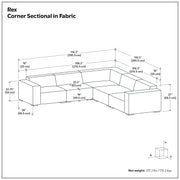 Rex - Handcrafted Sectional Sofa - R&R Furniture Gallery (Fountain Valley, CA)
