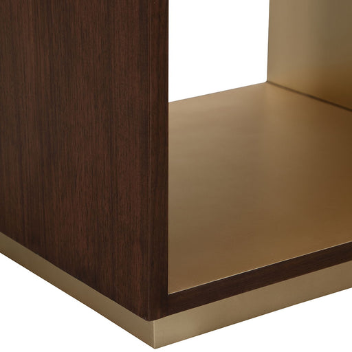 Houston - End Table - Walnut - R&R Furniture Gallery (Fountain Valley, CA)