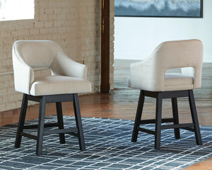 Tallenger - Upholstered Swivel Barstool (Set of 2)