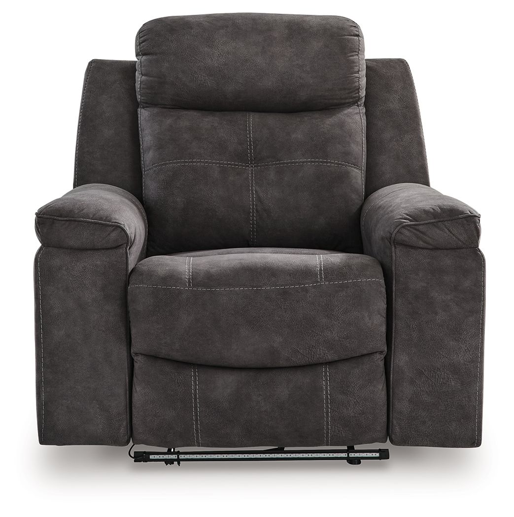 Brysonview - Zero Wall Recliner - Charcoal - R&R Furniture Gallery (Fountain Valley, CA)