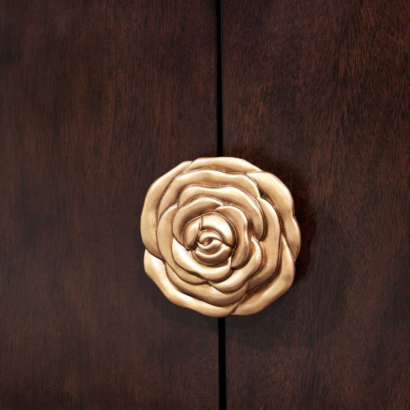 Camellia Field - Media Cabinet - Dark Brown - R&R Furniture Gallery (Fountain Valley, CA)
