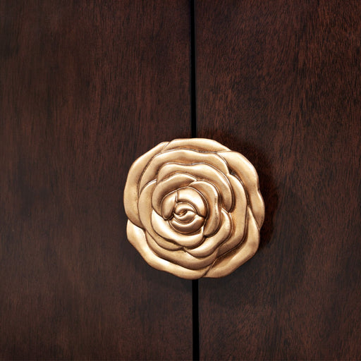 Camellia Field - Media Cabinet - Dark Brown - R&R Furniture Gallery (Fountain Valley, CA)