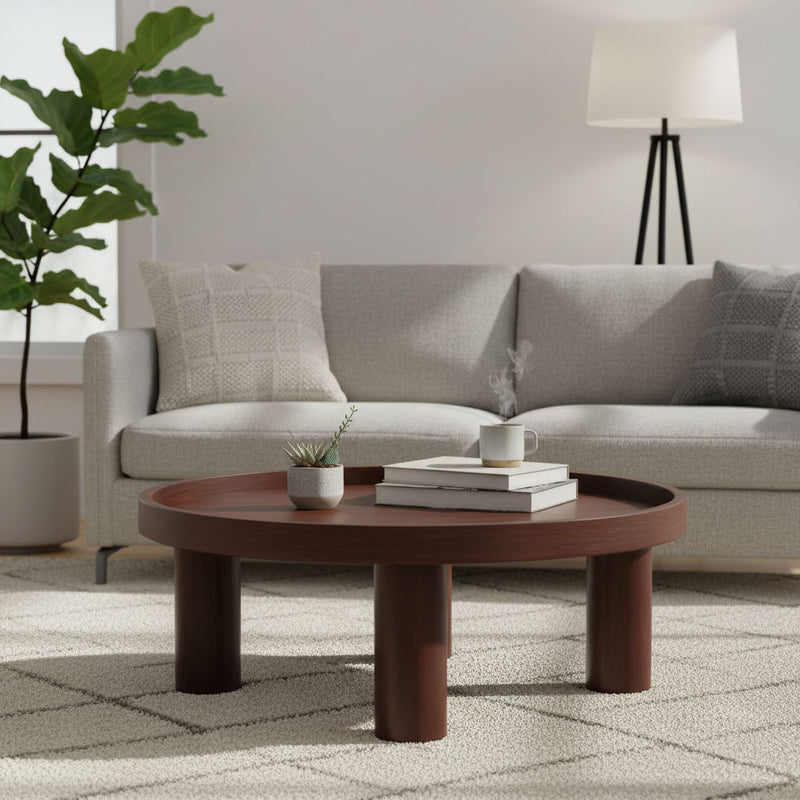 Crescent - Coffee Table - Chestnut - R&R Furniture Gallery (Fountain Valley, CA)