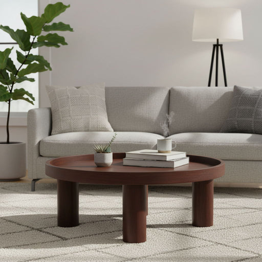 Crescent - Coffee Table - Chestnut - R&R Furniture Gallery (Fountain Valley, CA)