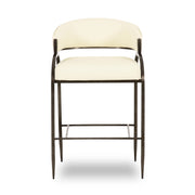 Tatum - Vegan Leather 2-Tone Counter Stool - R&R Furniture Gallery (Fountain Valley, CA)
