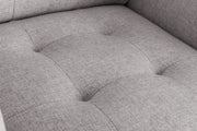 Victoria - Fabric Armchair With Metal Legs, Side Pockets, And Pillow - R&R Furniture Gallery (Fountain Valley, CA)