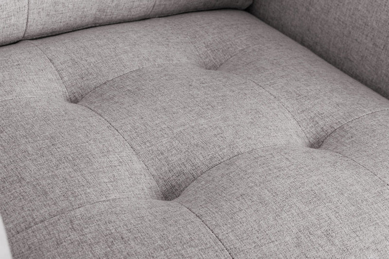 Victoria - Fabric Armchair With Metal Legs, Side Pockets, And Pillow - R&R Furniture Gallery (Fountain Valley, CA)