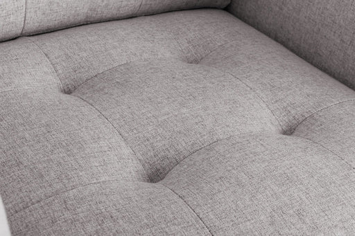 Victoria - Fabric Armchair With Metal Legs, Side Pockets, And Pillow - R&R Furniture Gallery (Fountain Valley, CA)