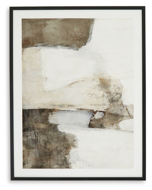 Aldricton - Wall Art - Brown / White - R&R Furniture Gallery (Fountain Valley, CA)