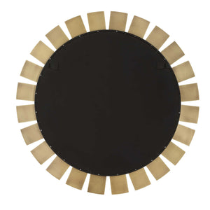 Toluca - Round Mirror - Brass