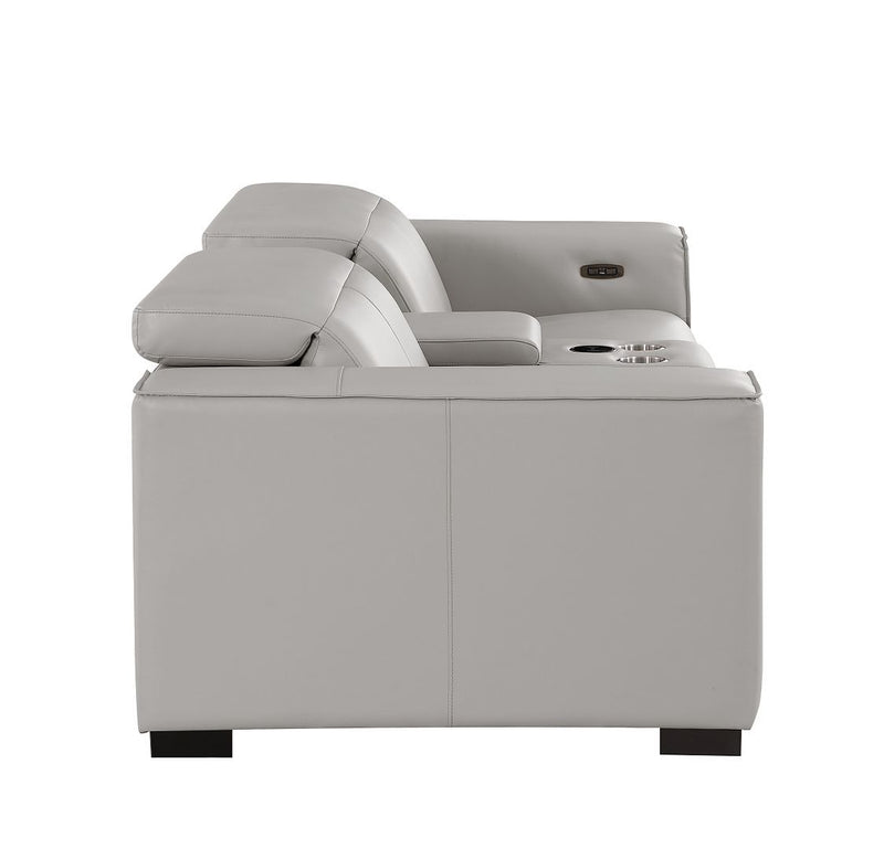 1208 - Dual Power Reclining Console Loveseat