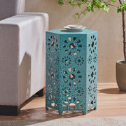 Galore - Side Table With Sunburst Cut Out Design - R&R Furniture Gallery (Fountain Valley, CA)