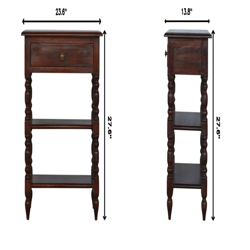 Turned Legs Side Table - R&R Furniture Gallery (Fountain Valley, CA)