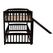 Low Bunk Bed With Slide, Fence And Ladder - R&R Furniture Gallery (Fountain Valley, CA)