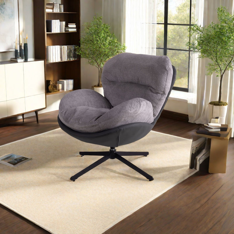 360° Swivel Office Chair, No Wheels - R&R Furniture Gallery (Fountain Valley, CA)