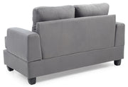 Stylish Glory Furniture transitional loveseat for two with plush cushions and modern design, perfect for cozy living spaces.