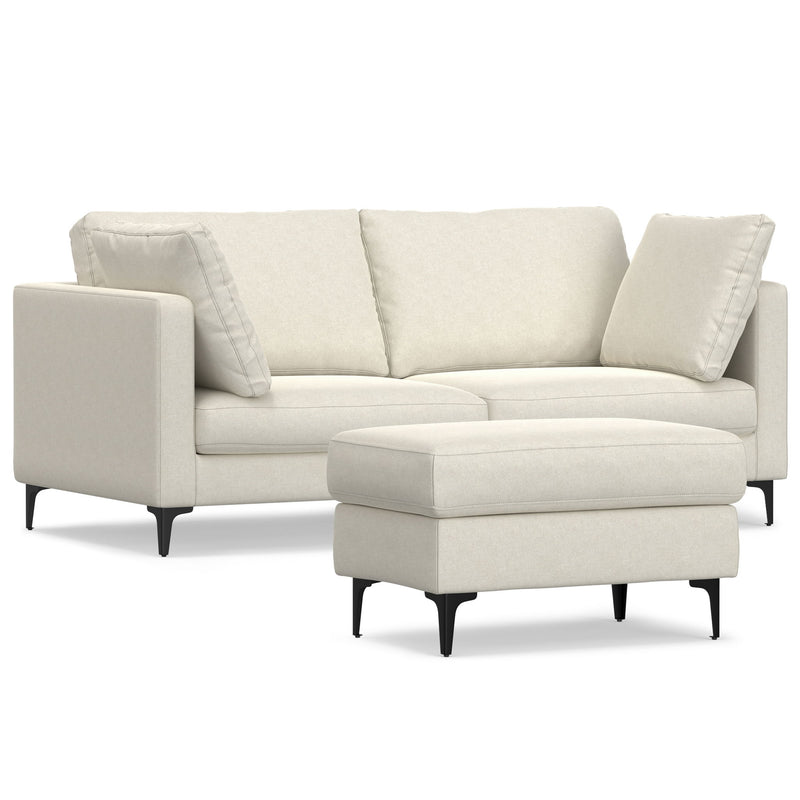 Ava - Mid Century Sofa With Ottoman Set - R&R Furniture Gallery (Fountain Valley, CA)