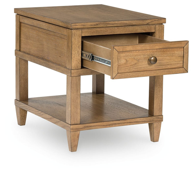 Sharlance - Rectangular End Table - Light Brown - R&R Furniture Gallery (Fountain Valley, CA)